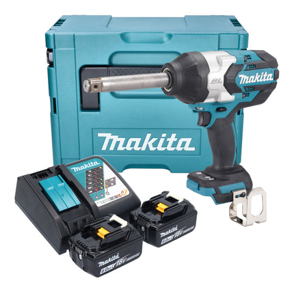 Makita DTW 1005 RGJ Akku Schlagschrauber 18 V 1360 Nm 3 4 Brushless 2x Akku 6 0 Ah Ladegeraet Makpac 0 - toolbrothers
