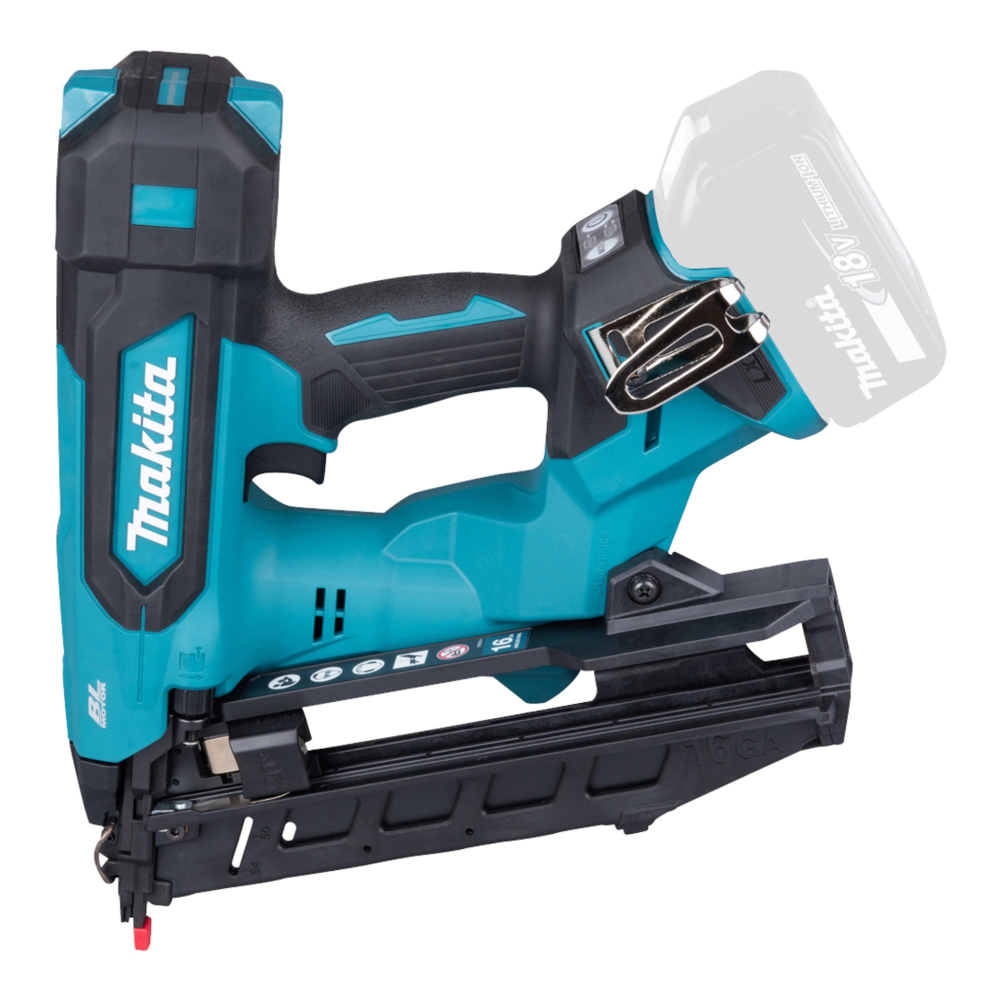 Makita DBN 610 RMJ Akku Stauchkopfnagler 18 V 32 64 mm Brushless 2x Akku 4 0 Ah Ladegeraet Makpac 1 - toolbrothers