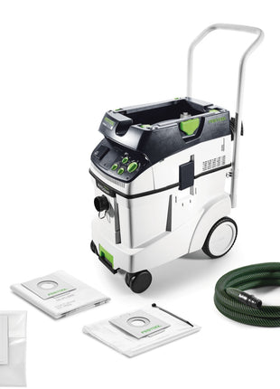 Festool CTM 48 E AC CLEANTEC Absaugmobil 48l Staubkl. M ( 574991 ) + Entsorgungssack ENS-CT - Toolbrothers