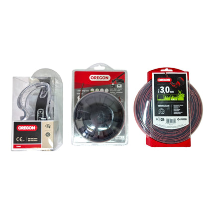 Oregon Pro Garten Set Fadenkopf Faden Schutzbrille 646569 fuer Freischneider ab 33 cm  2 - toolbrothers