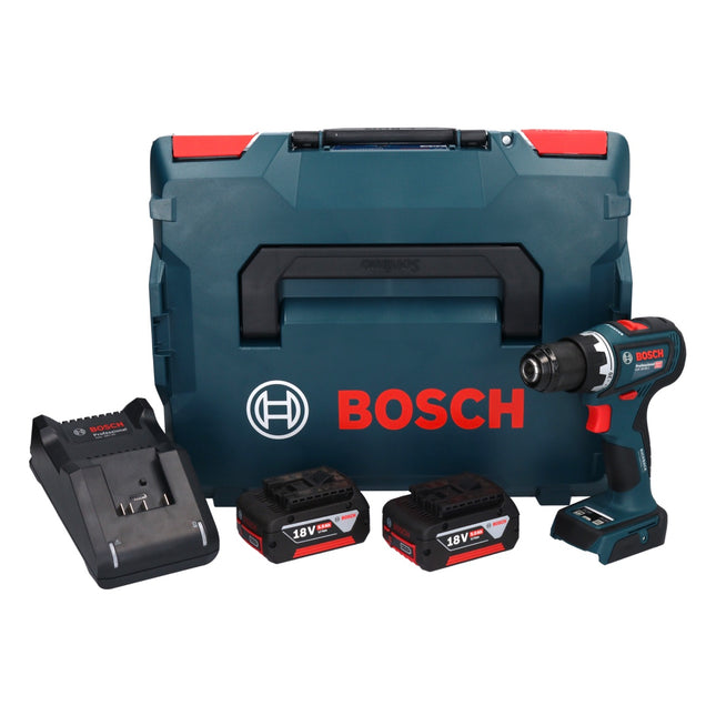 Bosch GSR 18V 90 C Professional Akku Bohrschrauber 18 V 64 Nm Brushless 06019K6006 2x Akku 5 0 Ah Ladegeraet L Boxx 0 - toolbrothers