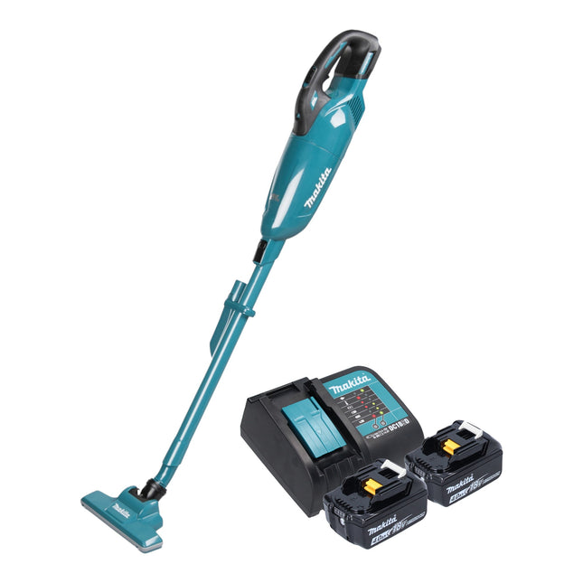 Makita DCL 283 FSM Akku Staubsauger 18 V 0 73 l Brushless 2x Akku 4 0 Ah Ladegeraet 0 - toolbrothers