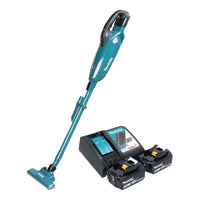 Makita DCL 283 FRF Akku Staubsauger 18 V 0 73 l Brushless 2x Akku 3 0 Ah Ladegeraet 0 - toolbrothers