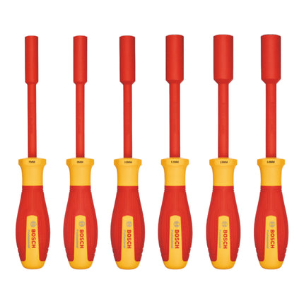 Bosch Professional VDE Steckschluessel Set 6 tlg 1600A02NF3 7 8 10 12 13 14 mm 2 - toolbrothers