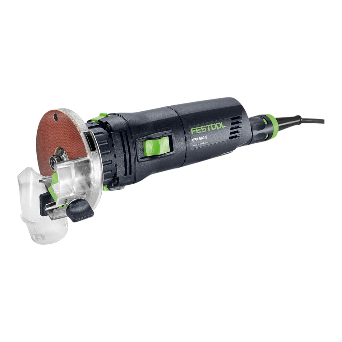 Festool OFK 500 Q-Plus R3 Fresatrice per bordi 450 W ( 578716 ) + fresa per arrotondare + Systainer