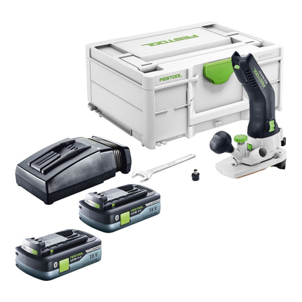 Festool MFKC 700 KA EB Basic Akku Modul Kantenfraese 18 V 8 mm Brushless 2x Akku 4 0 Ah Ladegeraet Systainer 0 - toolbrothers