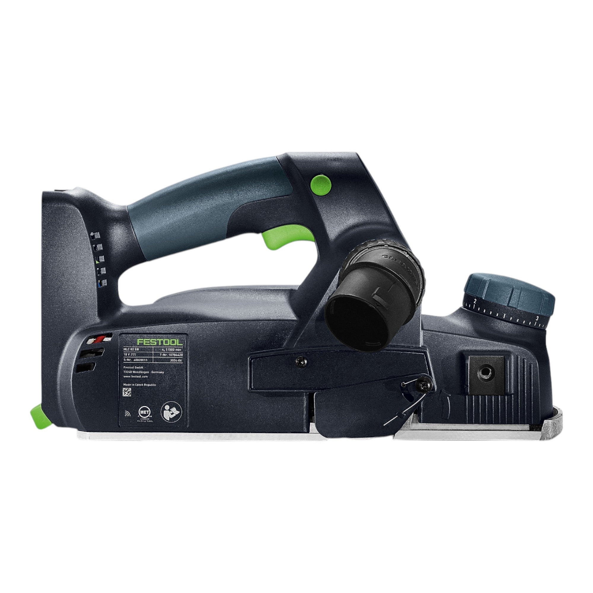 Festool HLC 82 EB Basic Akku Hobel 18 V 82 mm Brushless 2x Akku 8 0 Ah Ladegeraet Systainer 4 - toolbrothers