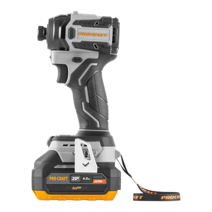 Procraft Industrial ID20A 1b Akku Schlagschrauber 20 V 180 Nm 1 4 1x Akku 4 0 Ah Ladegeraet Koffer 2 - toolbrothers