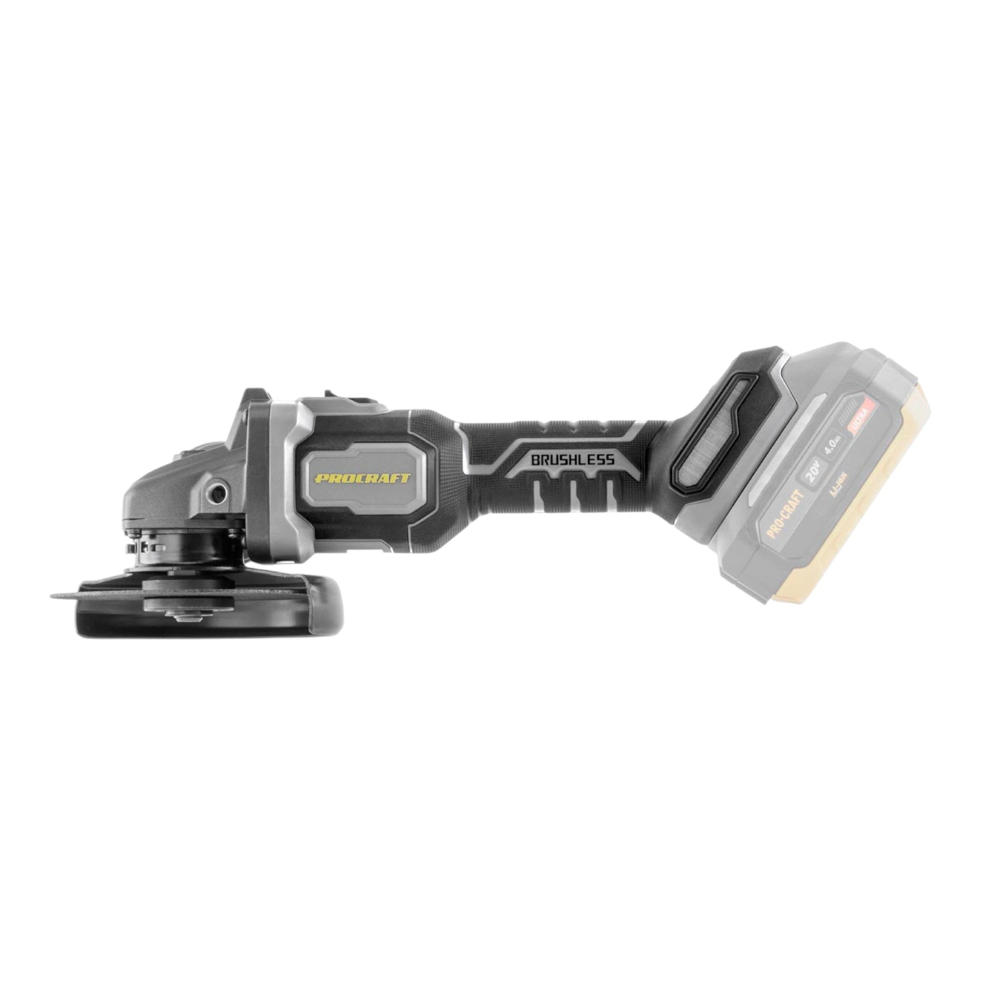 Procraft Industrial AG125Bbb Akku Winkelschleifer 20 V 125 mm Brushless Solo ohne Akku ohne Ladegeraet 2 - toolbrothers