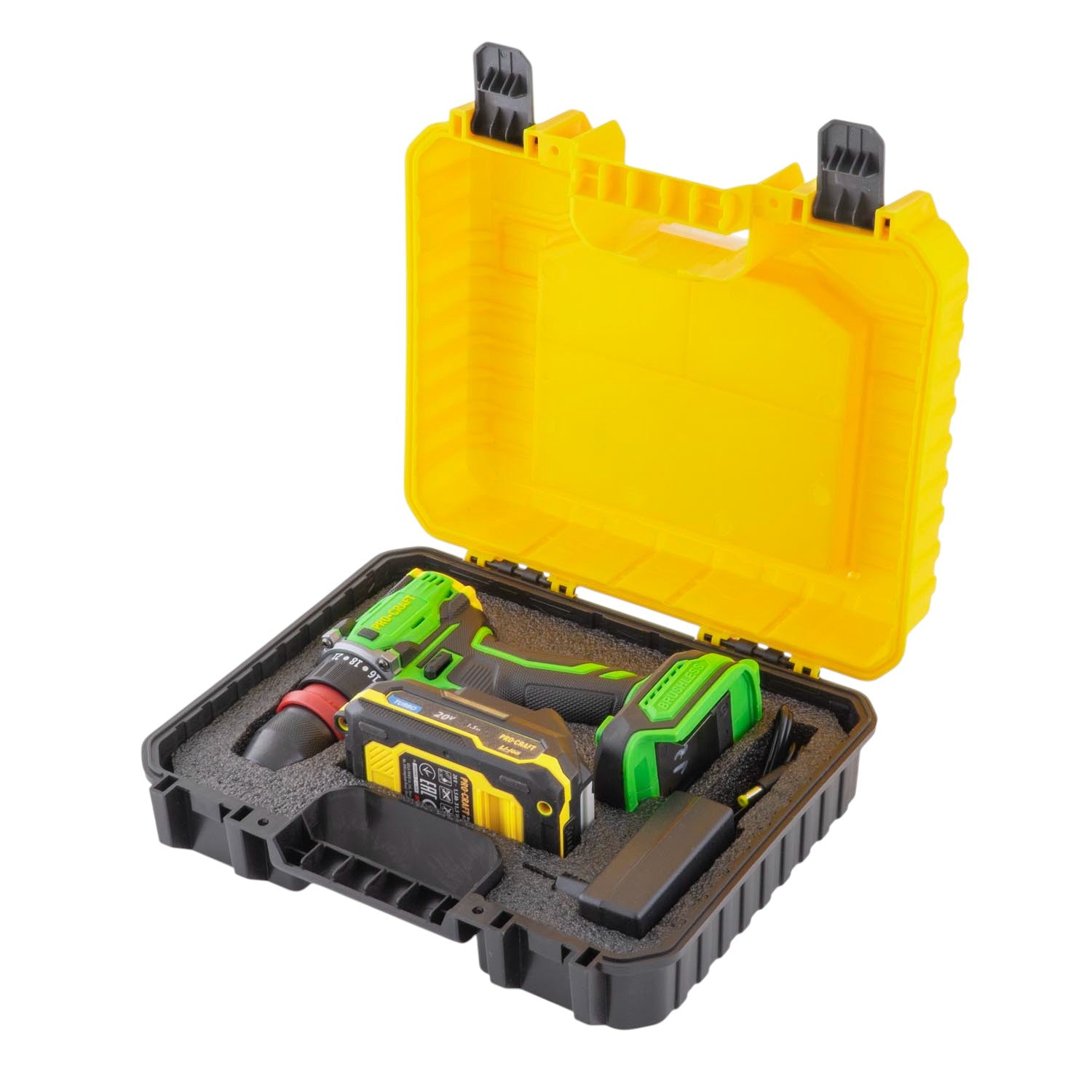 Procraft PA18ProDFR Akku Bohrschrauber 20 V 30 Nm Brushless 1x Akku 1 5 Ah Ladegeraet Koffer 1 - toolbrothers