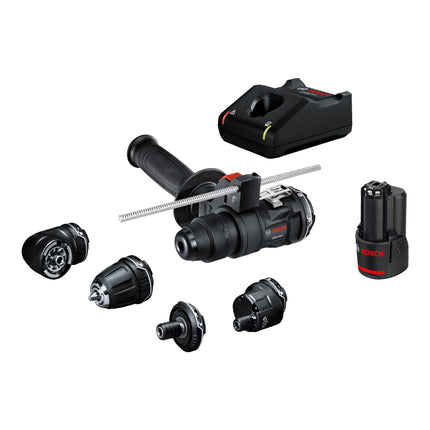 Bosch GSR 12V 35 FC Professional Akku Bohrschrauber 12 V 35 Nm Brushless 06019H3008 2x Akku 3 0 Ah Ladegeraet 5x Aufsatz L Boxx 2 - toolbrothers