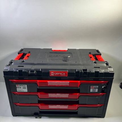 Qbrick System ONE Drawer 3 Toolbox 2 0 Werkzeugbox 587 x 380 x 340 mm 27 l mit drei Schubladen Beschaedigt 1 - toolbrothers