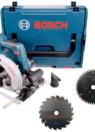 Bosch GKS 18V-57 G Akku Kreissäge 18V 165 mm Solo in L-Boxx ( 06016A2101 ) + 3x Kreissägeblatt - Toolbrothers