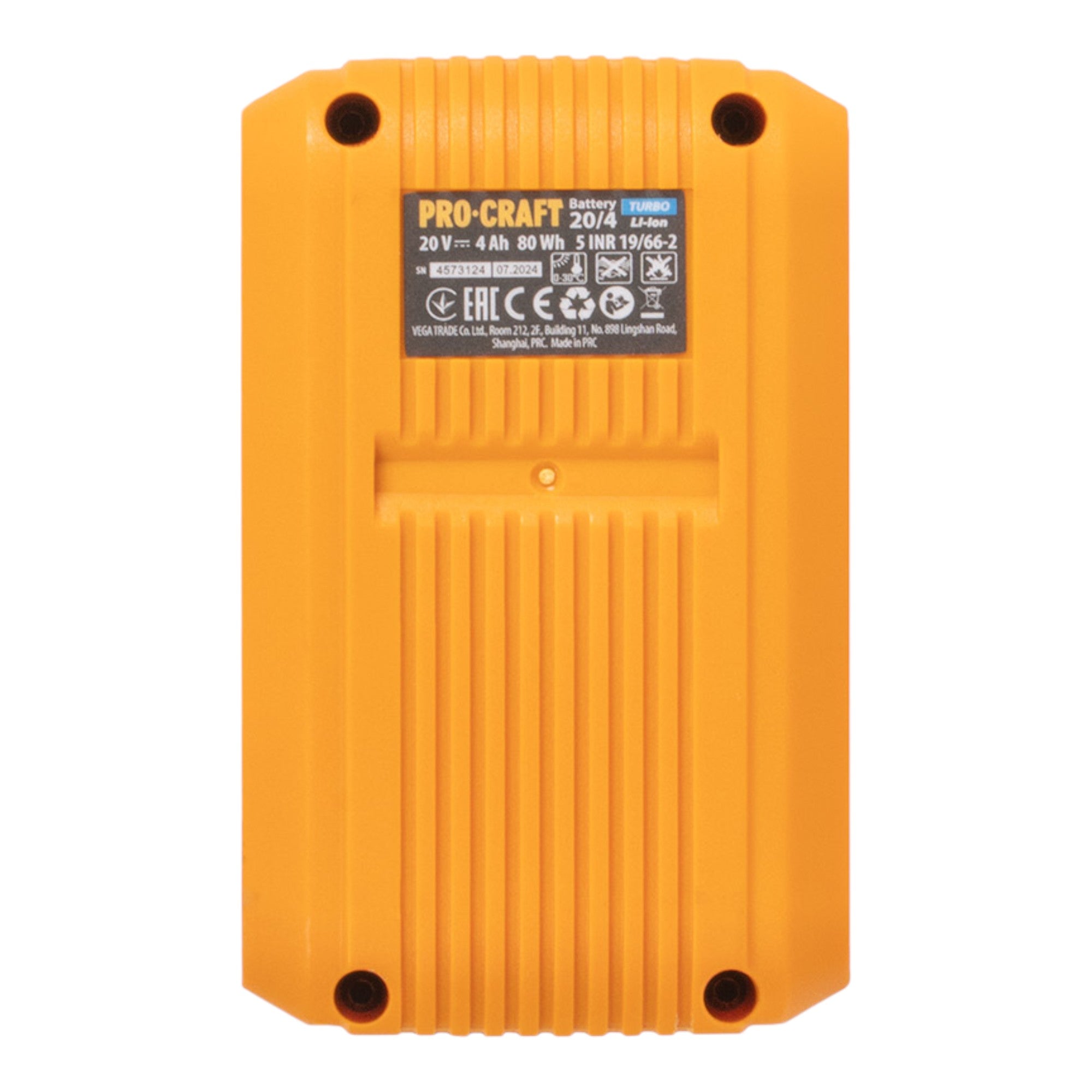 Procraft 2x 20 4 Turbo Akku 20 V 4 0 Ah 4000 mAh Li ion mit Ladestandsanzeige 4 - toolbrothers