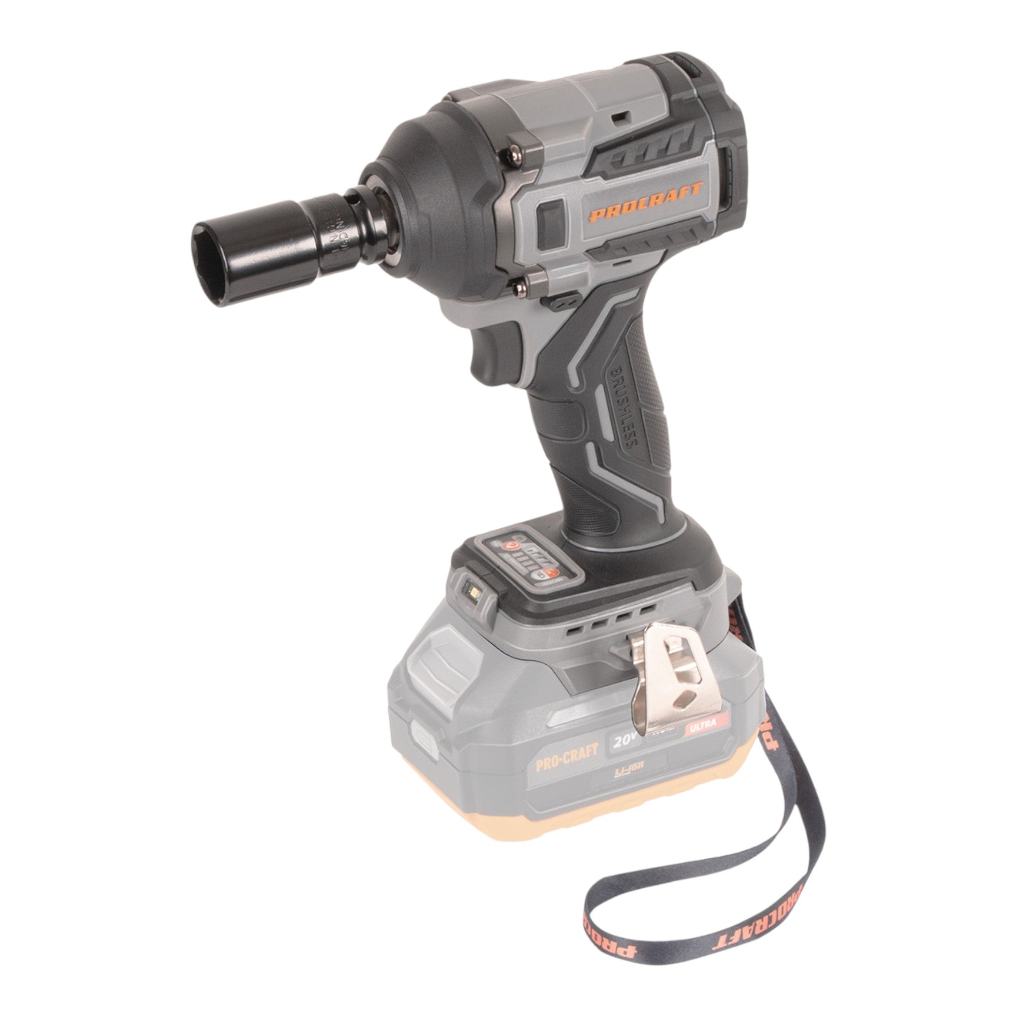 Procraft Industrial IW550Abb Akku Schlagschrauber 20 V 550 Nm 1 2 1x Akku 4 0 Ah Ladegeraet 1 - toolbrothers
