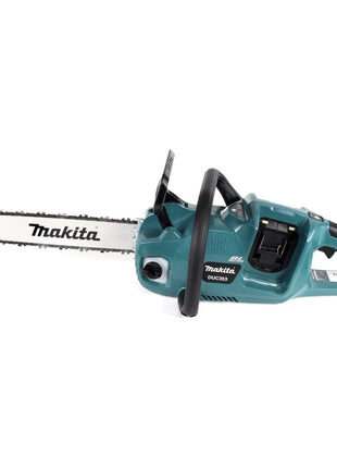 Makita DUC 353 M2 Akku Kettensäge 36V ( 2x18V ) Brushless 35 cm + 2x 4,0 Ah Akku - ohne Ladegerät - Toolbrothers