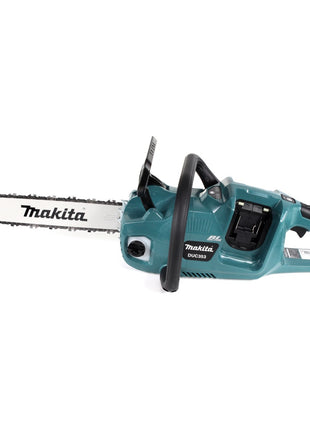 Makita DUC 353 T2 Akku Kettensäge 36V ( 2x18V ) Brushless 35 cm  + 2x 5,0 Ah Akku - ohne Ladegerät - Toolbrothers