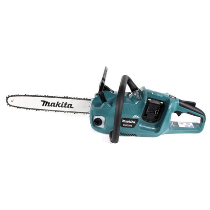 Makita DUC 353 PT4 Akku Kettensäge 36V ( 2x18V ) Brushless 35 cm + 4x 5,0 Ah Akku + Doppelladegerät - Toolbrothers
