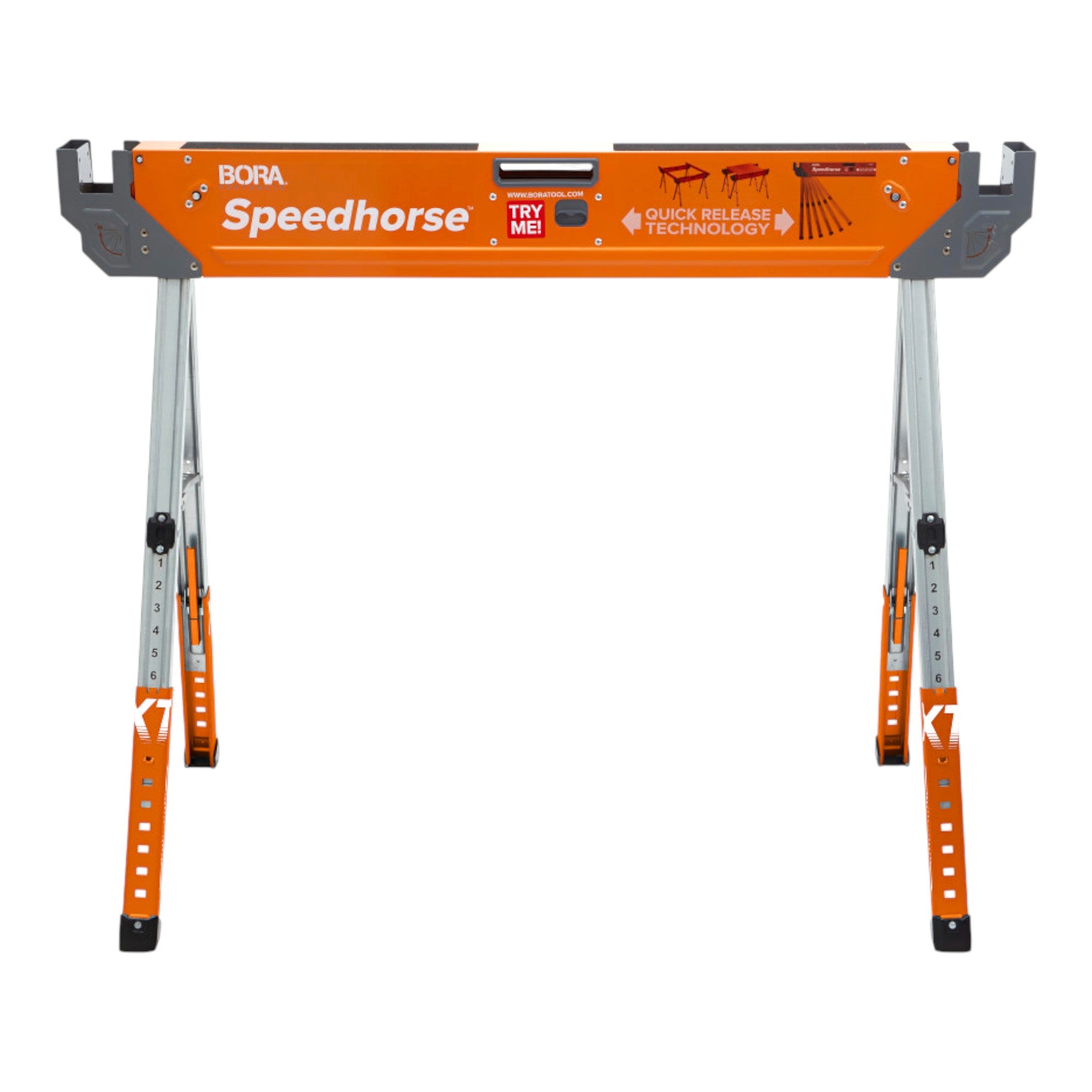 BORA Speedhorse XT Arbeitsbock Paar 760 910 mm Hoehenverstellbar PM 4550T 1600 kg Gesamttragfaehigkeit 1 - toolbrothers