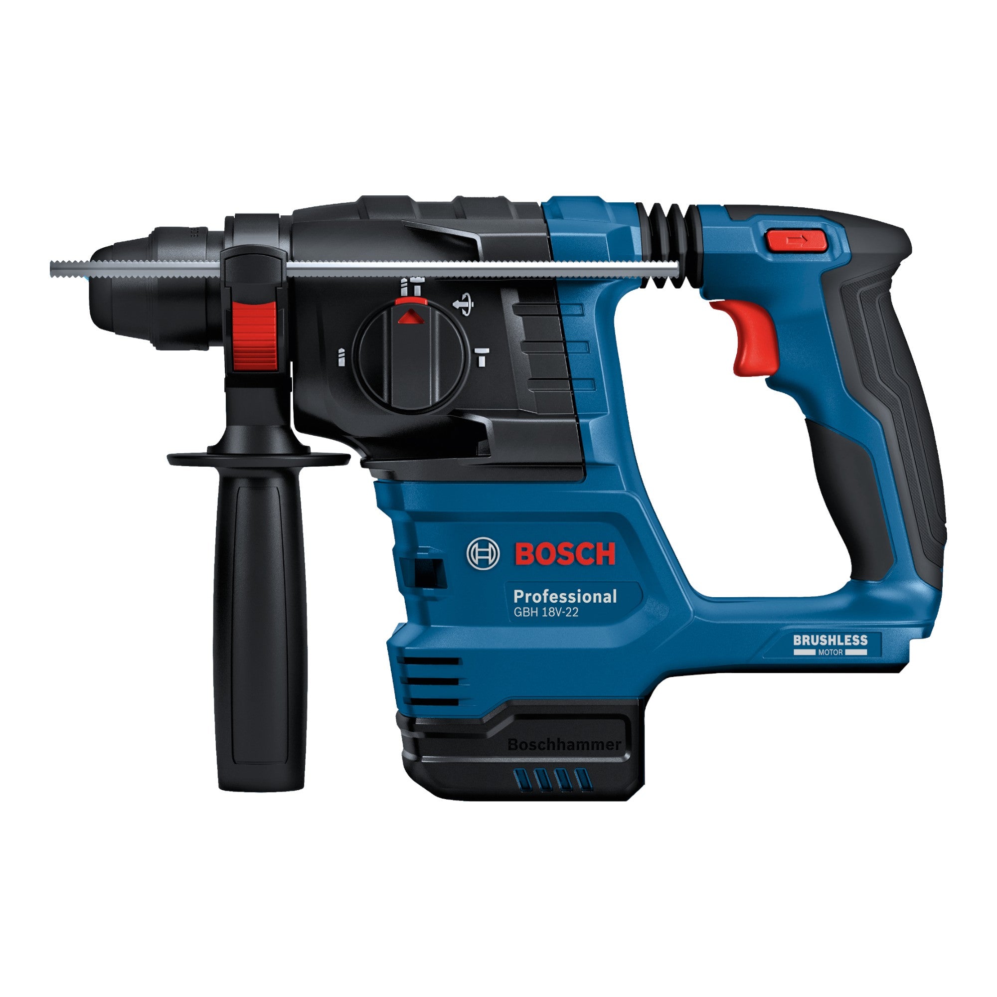 Bosch GBH 18V 22 Professional Akku Bohrhammer 18 V 1 9 J SDS Plus Brushless 1x Akku 4 0 Ah L Boxx ohne Ladegeraet 1 - toolbrothers