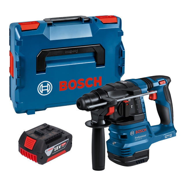 Bosch GBH 18V 22 Professional Akku Bohrhammer 18 V 1 9 J SDS Plus Brushless 1x Akku 5 0 Ah L Boxx ohne Ladegeraet 0 - toolbrothers