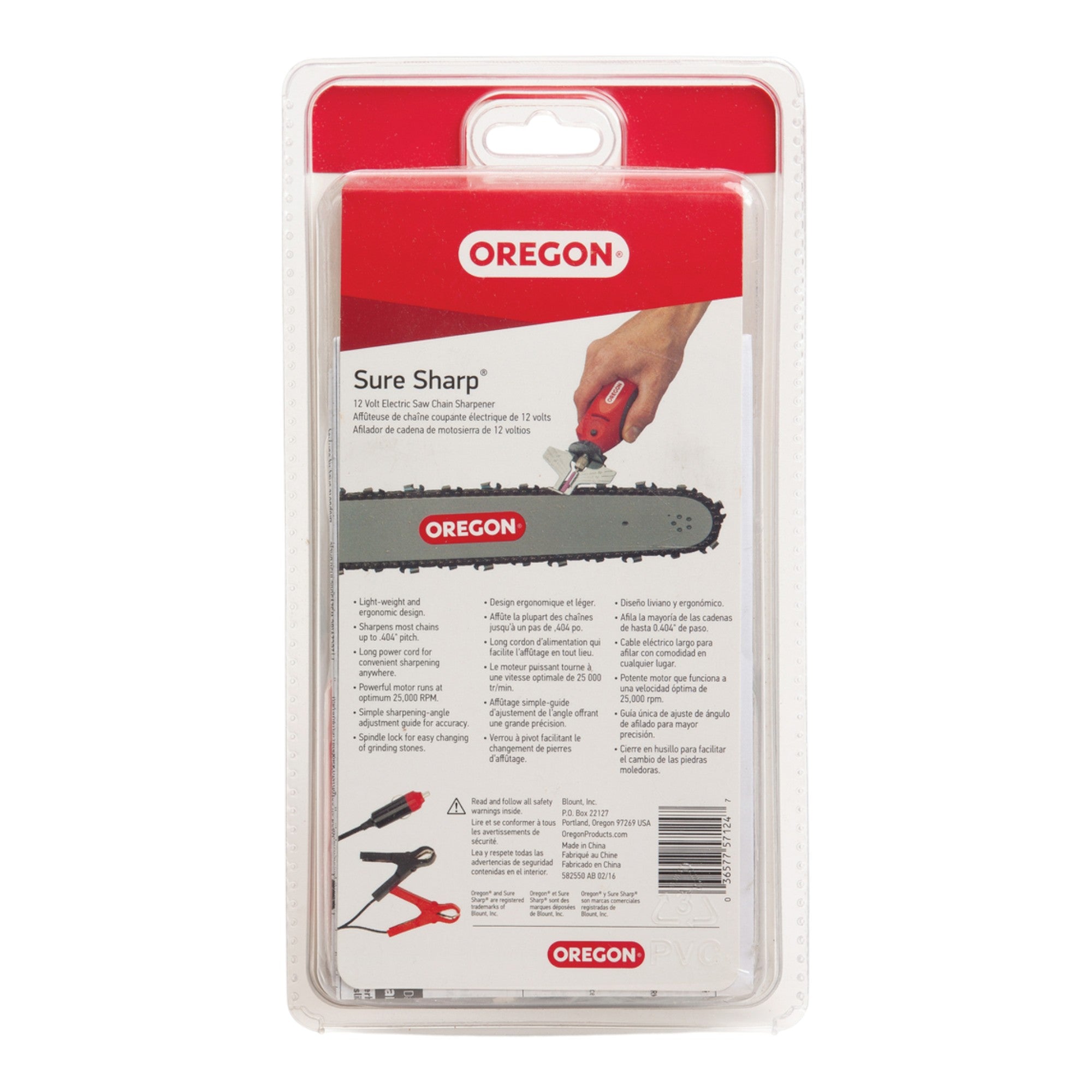Oregon 585015 Kettensaegen Handschaerfgeraet mit 12 V Anschluss und Zubehoer 3 - toolbrothers