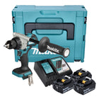 Makita DDF 492 RG3J Akku Bohrschrauber 18 V 141 Nm Brushless 3x Akku 6 0 Ah Ladegeraet Makpac 0 - toolbrothers