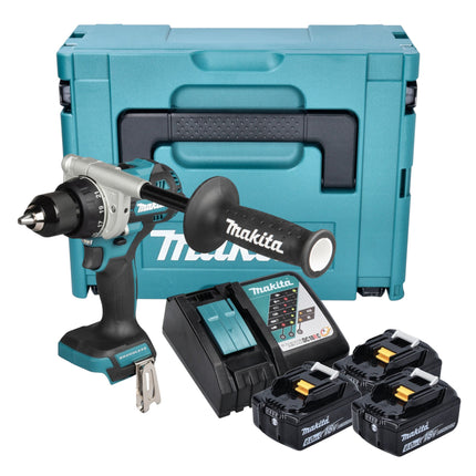 Makita DDF 492 RG3J Akku Bohrschrauber 18 V 141 Nm Brushless 3x Akku 6 0 Ah Ladegeraet Makpac 0 - toolbrothers
