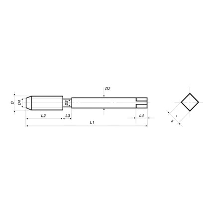 V LKEL P K 21 Handgewindebohrer Satz Knarre 23 tlg M3 M12 DIN 352 47005  2 - toolbrothers