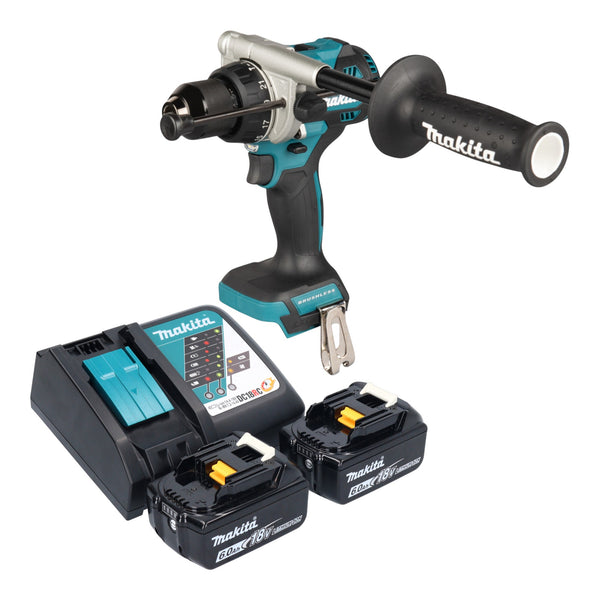 Makita DHP489RTJ Trapano A Percussione LXT Brushless 18 V Con Due Batterie 3 Full - Foto 7