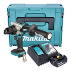 Makita DHP 492 RT1J Akku Schlagbohrschrauber 18 V 141 Nm Brushless 1x Akku 5 0 Ah Ladegeraet Makpac 0 - toolbrothers