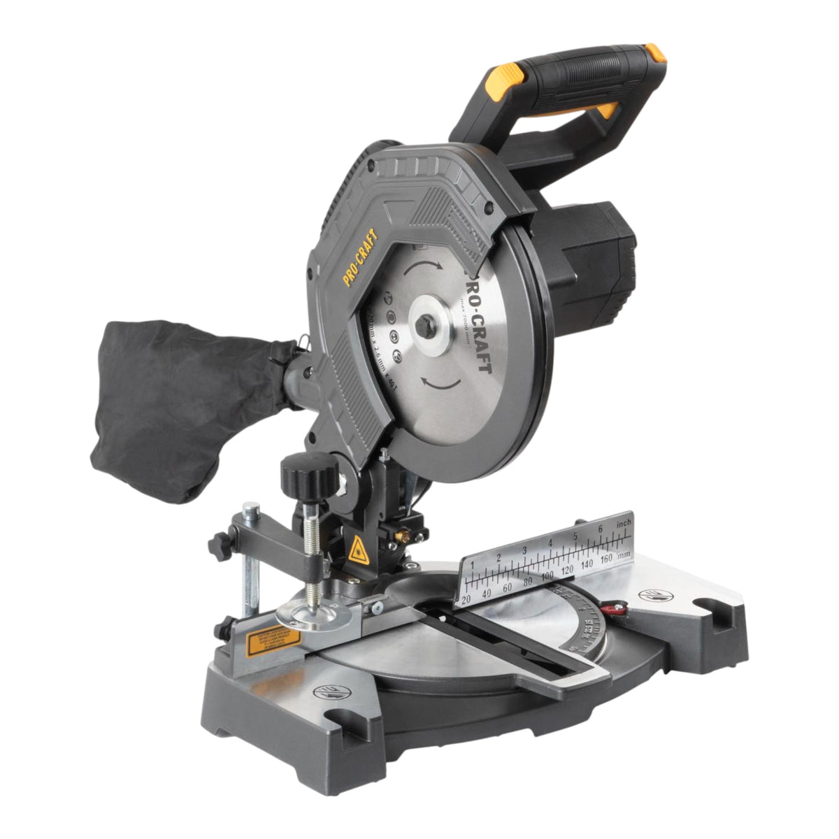 Procraft PGS20bb Sega circolare a batteria 20 V 210 mm Brushless Solo - senza batteria, senza caricabatteria
