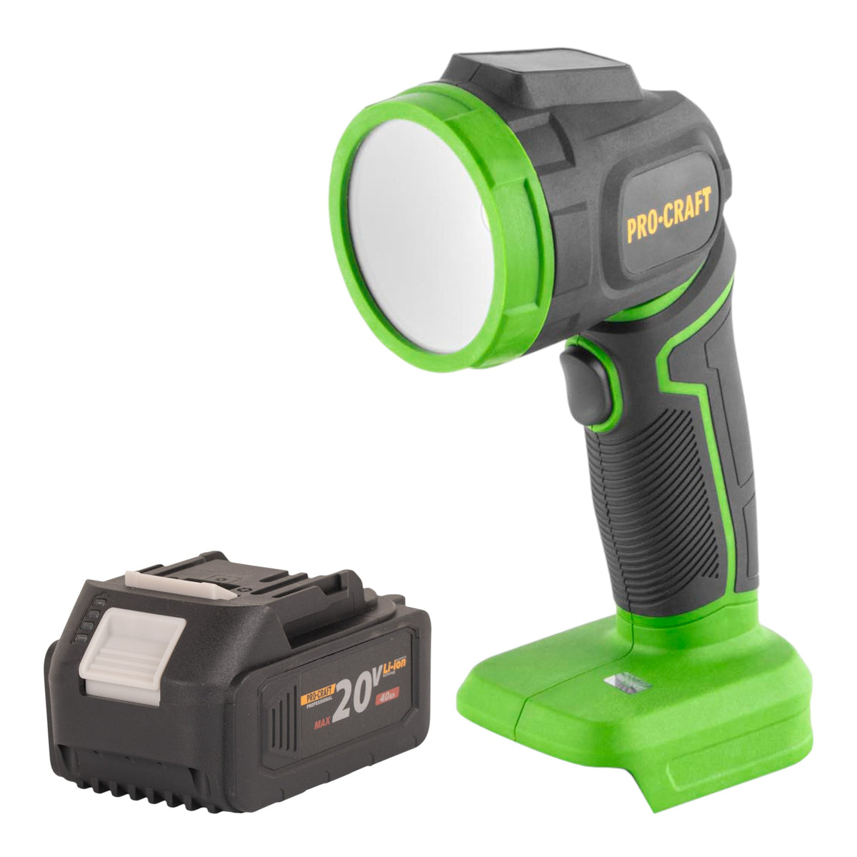 Procraft LL18bb Faretto LED a batteria 20 V 300 lm + 1x batteria 4,0 Ah - senza caricabatterie
