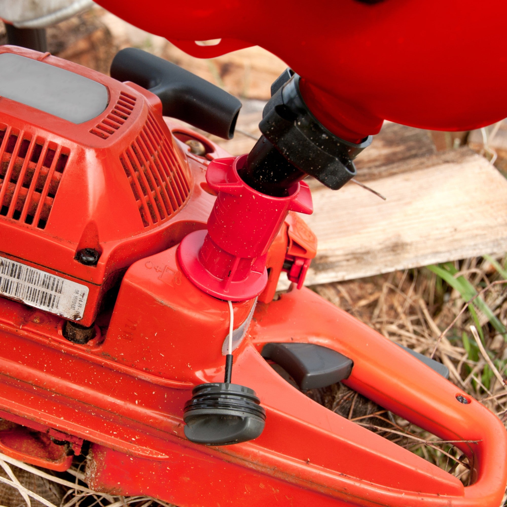 Oregon Kombikanister 5 3 l rot fuer Kraftstoff und Kettenoel 562407  2 - toolbrothers