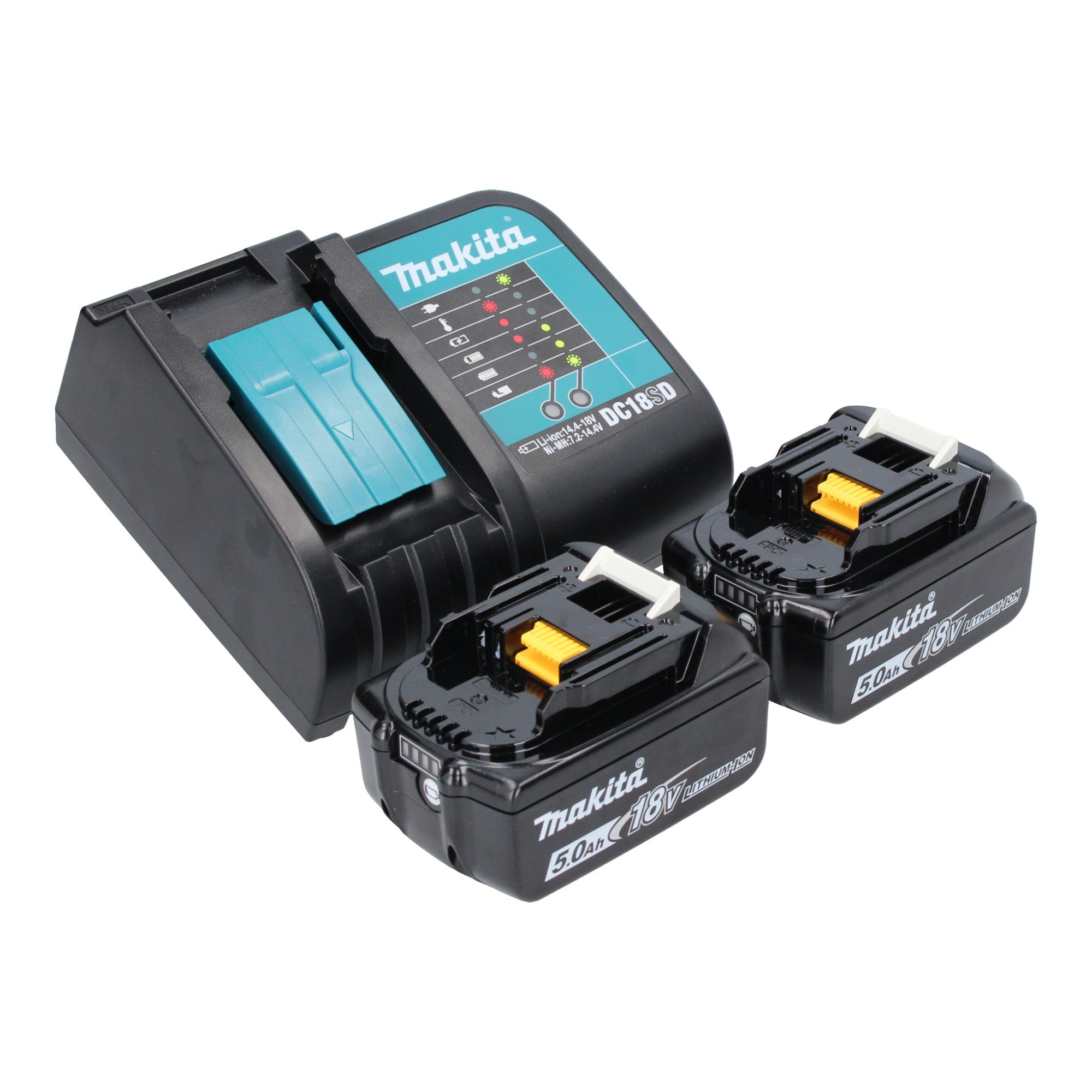 Makita DCL 286 FST2 Akku Staubsauger 18 V 0 25 l Brushless 2x Akku 5 0 Ah Ladegeraet 2 - toolbrothers