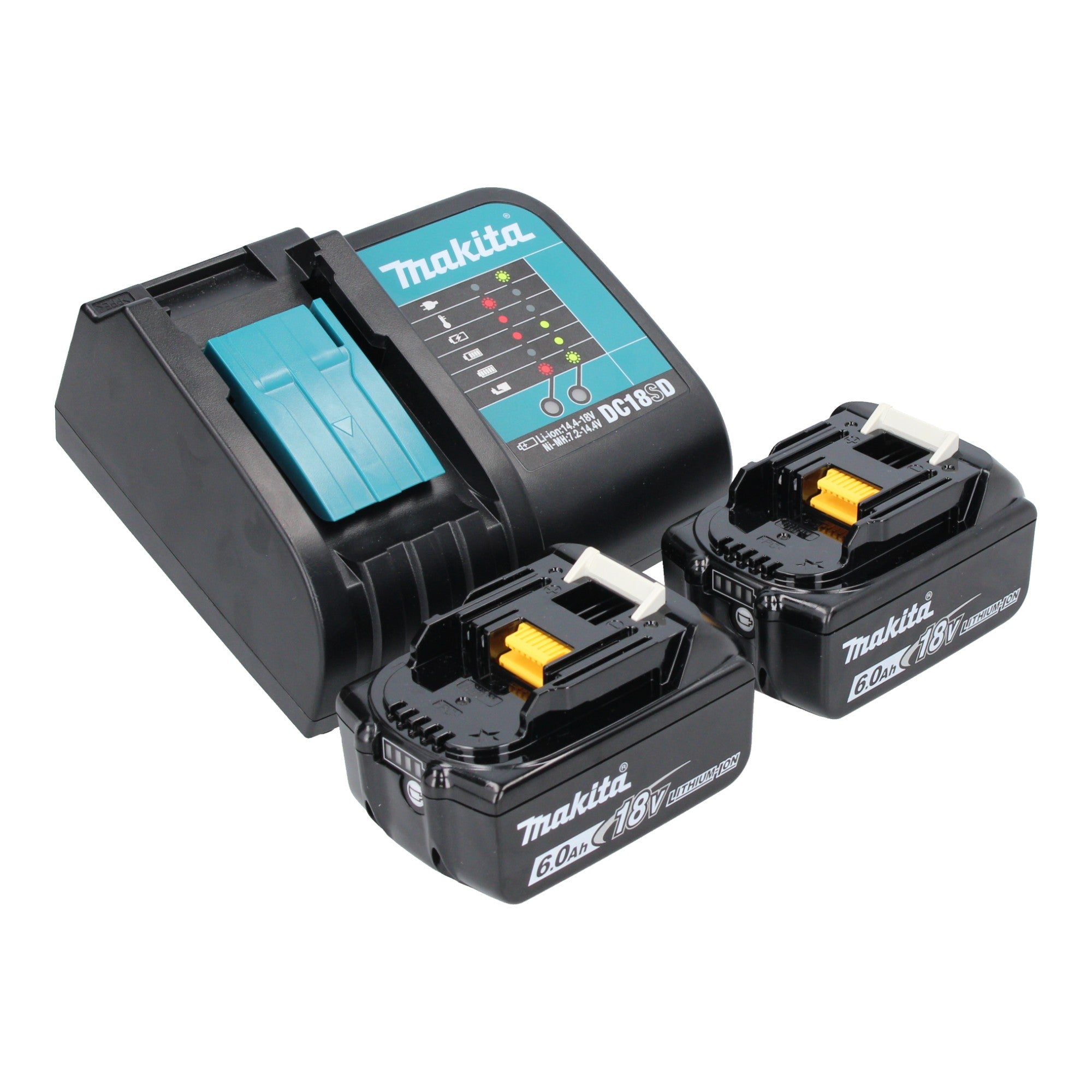 Makita DCL 286 FSG2 Akku Staubsauger 18 V 0 25 l Brushless 2x Akku 6 0 Ah Ladegeraet 2 - toolbrothers