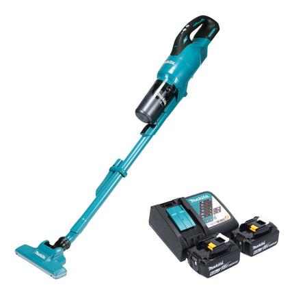 Makita DCL 286 FRG2 Akku Staubsauger 18 V 0 25 l Brushless 2x Akku 6 0 Ah Ladegeraet 0 - toolbrothers