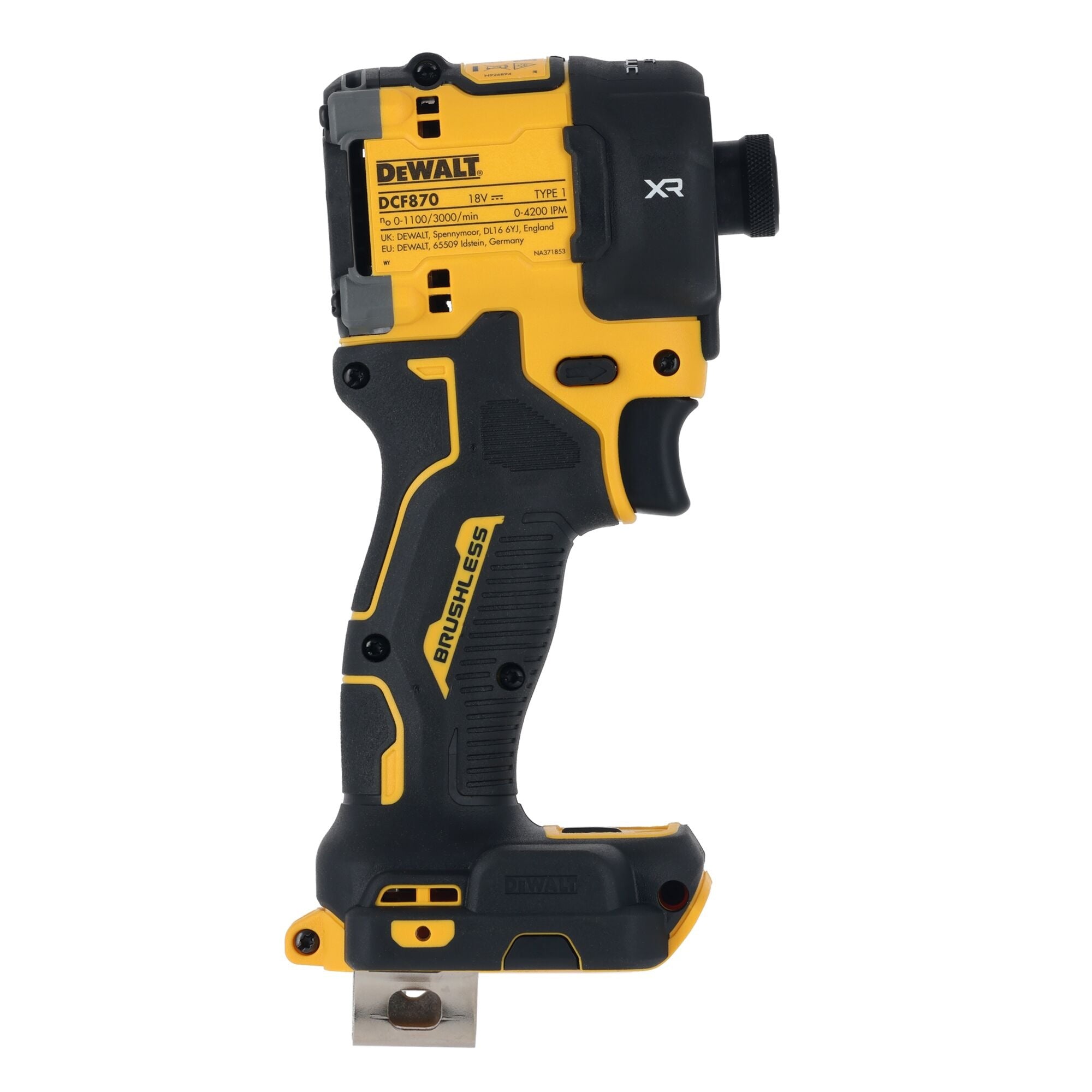 DeWalt DCF 870 N Akku Schlagschrauber 18 V 56 Nm Brushless 1 4 Solo ohne Akku ohne Ladegeraet 3 - toolbrothers