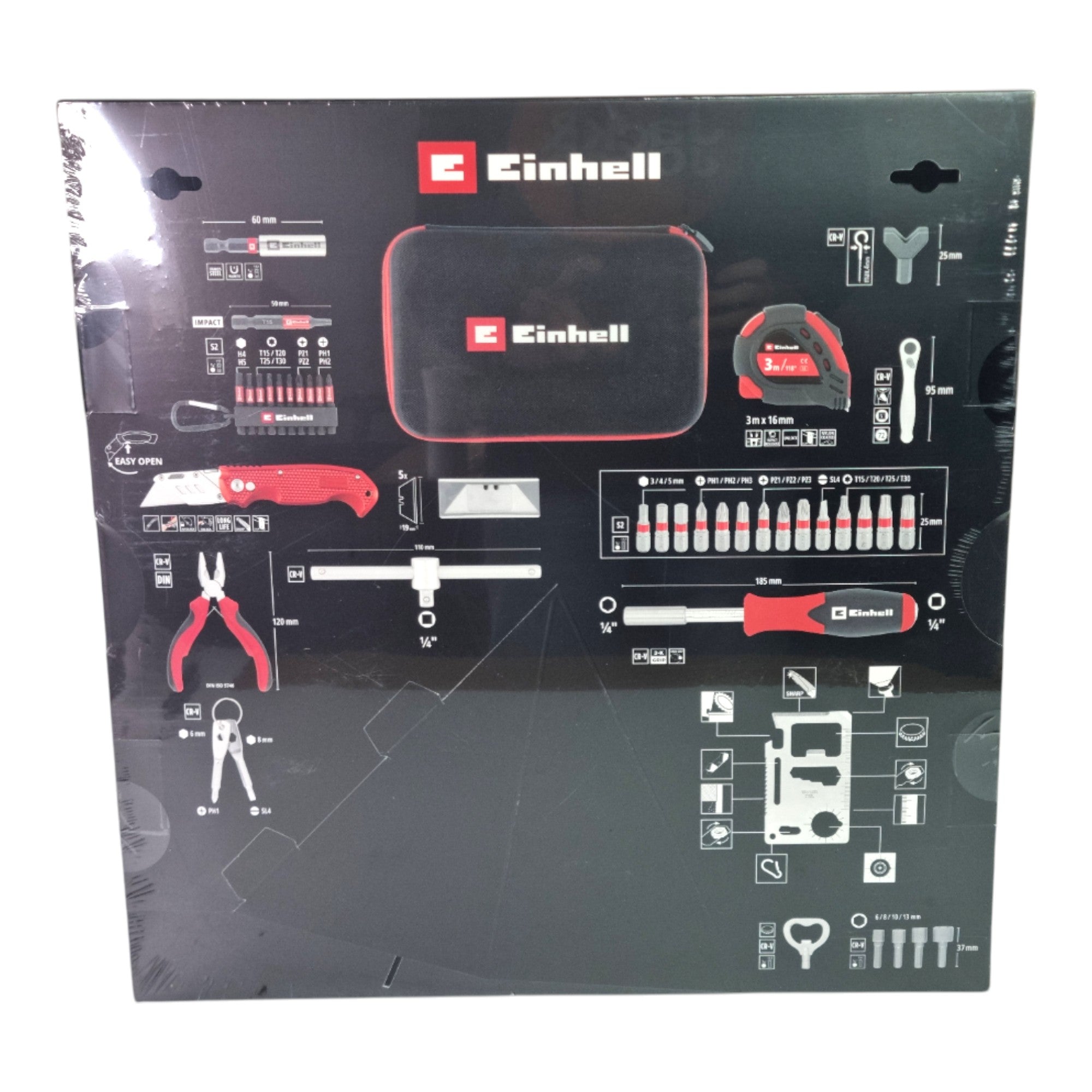 Einhell Werkzeug Adventskalender 2025 Set mit Bit Schraubendreher Bits Tasche Handwerkzeug 3 - toolbrothers