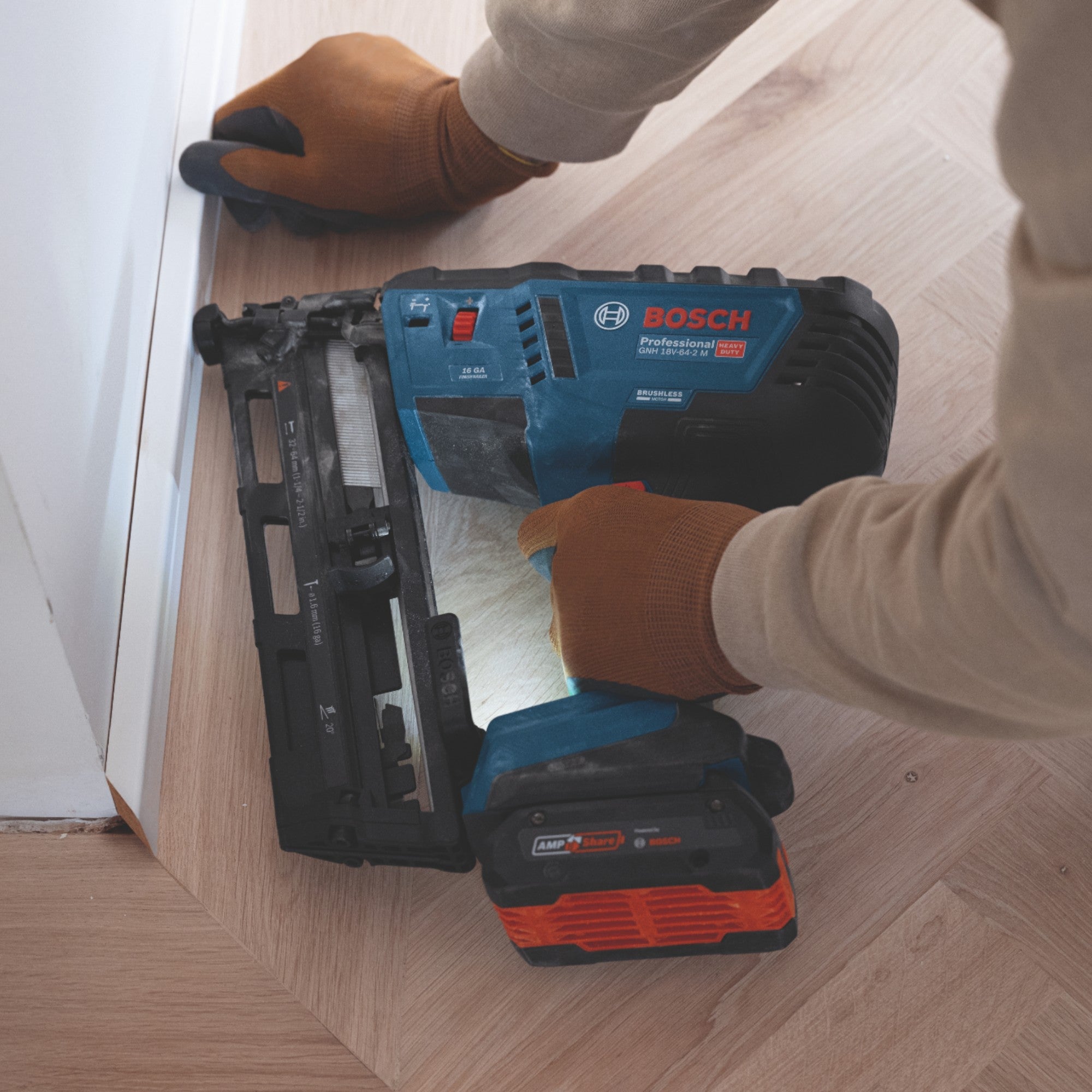 Bosch GNH 18V 64 2 M Professional Akku Holznagler 18 V 1 6 x 32 64 mm 1x Akku 4 0 Ah ohne Ladegeraet 4 - toolbrothers