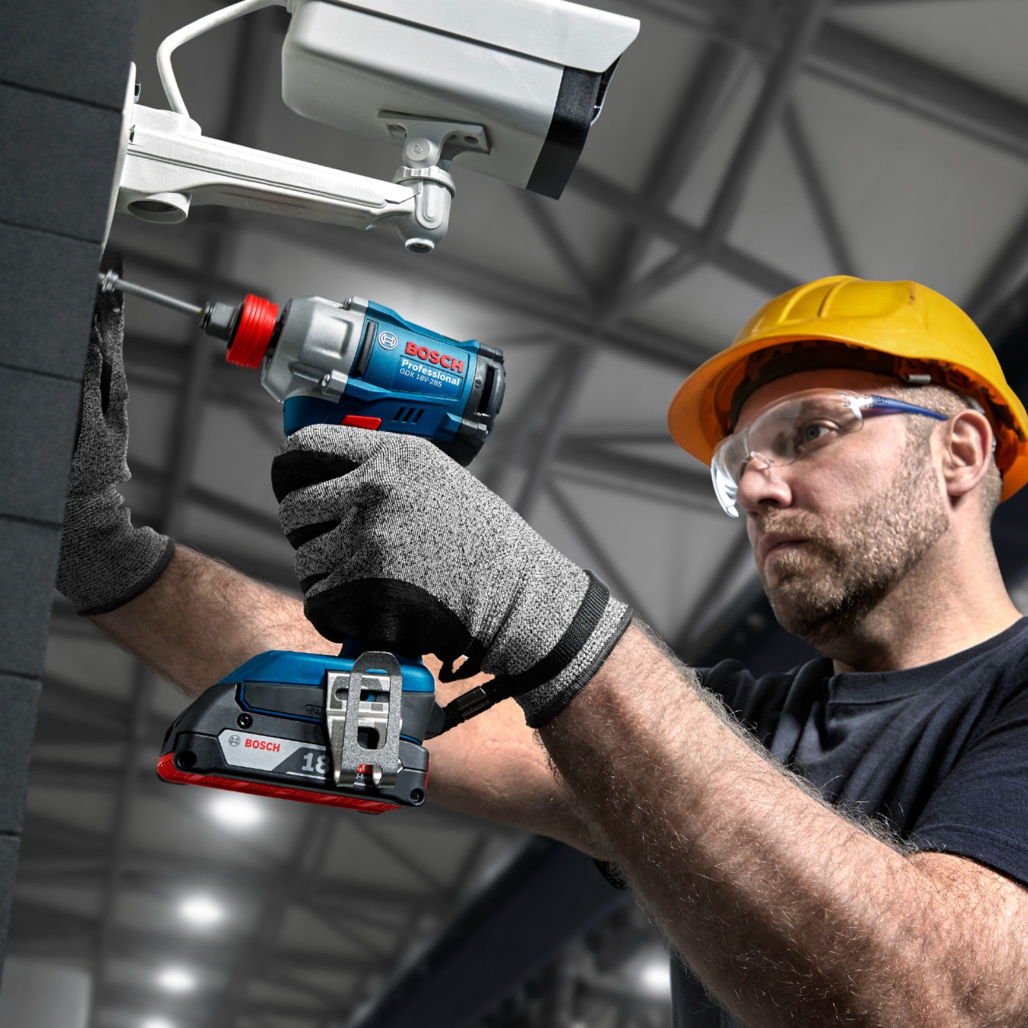Bosch GDX 18V 285 Professional Akku Drehschlagschrauber 18 V 285 Nm 1 4 Brushless 1x Akku 5 0 Ah Ladegeraet 4 - toolbrothers