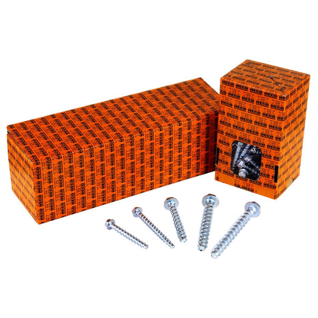 HECO MULTI-MONTI-plus SS Betonschraube 7,5 x 60 mm 150 Stk. SW 10 Sechskantkopf verzinkt A2K ( 3x 48393 ) - Toolbrothers