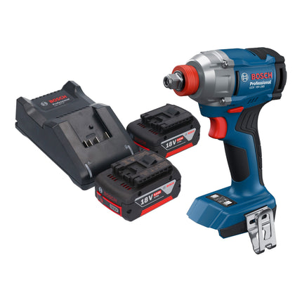 Bosch GDX 18V 285 Professional Akku Drehschlagschrauber 18 V 285 Nm 1 4 Brushless 2x Akku 5 0 Ah Ladegeraet 0 - toolbrothers
