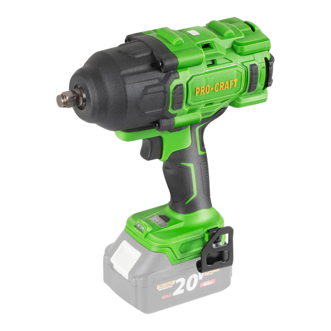 Avvitatore a percussione a batteria Procraft PWA80bb 20 V 1600 Nm 1/2" Brushless Solo - senza batteria, senza caricabatteria