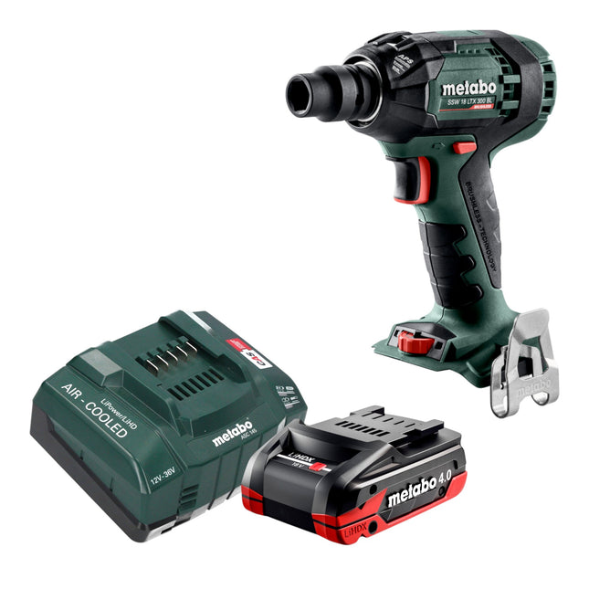 Metabo SSW 18 LTX 300 BL Akku Schlagschrauber 18 V 300 Nm 1 2 Brushless 1x LiHDX Akku 4 0 Ah Ladegeraet 0 - toolbrothers