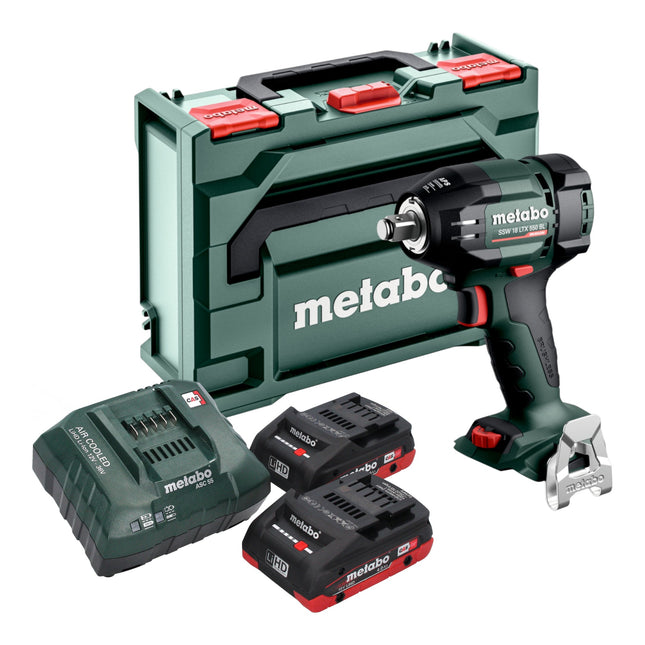 Metabo SSW 18 LTX 550 BL Akku Schlagschrauber 18 V 550 Nm Brushless 602404800 2x LiHD Akku 4 0 Ah Ladegeraet metaBOX 0 - toolbrothers