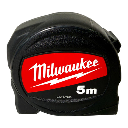 Milwaukee Slim Line Massband 5m schwarz rot 4932498604  2 - toolbrothers