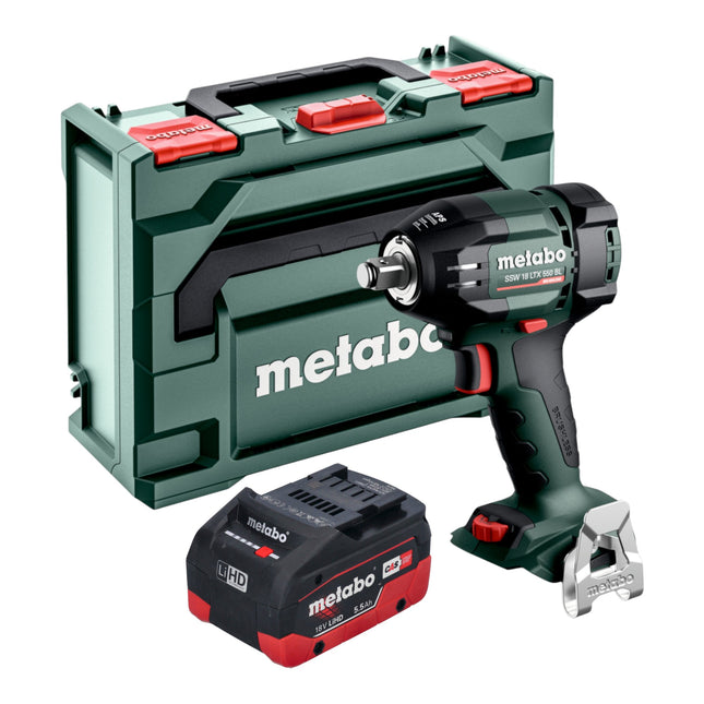 Metabo SSW 18 LTX 550 BL Akku Schlagschrauber 18 V 550 Nm Brushless 1x LiHD Akku 5 5 Ah metaBOX ohne Ladegeraet 0 - toolbrothers