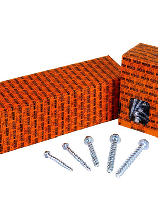 HECO MULTI-MONTI-plus SS Betonschraube 10 x 80 mm 75 Stk. SW 13 Sechskantkopf verzinkt A2K ( 3x 48403 ) - Toolbrothers