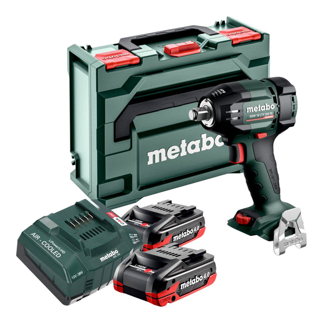 Metabo SSW 18 LTX 550 BL Akku Schlagschrauber 18 V 550 Nm Brushless 2x LiHDX Akku 4 0 Ah Ladegeraet metaBOX 0 - toolbrothers